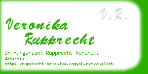 veronika rupprecht business card